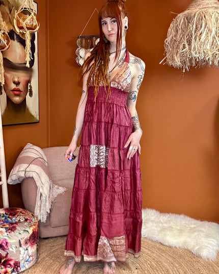 Zamira Vintage Silk Dress