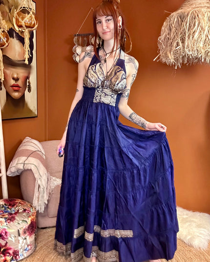 Zamira Vintage Silk Dress