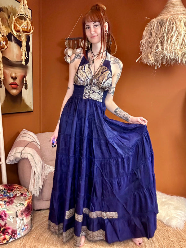 Zamira Vintage Silk Dress