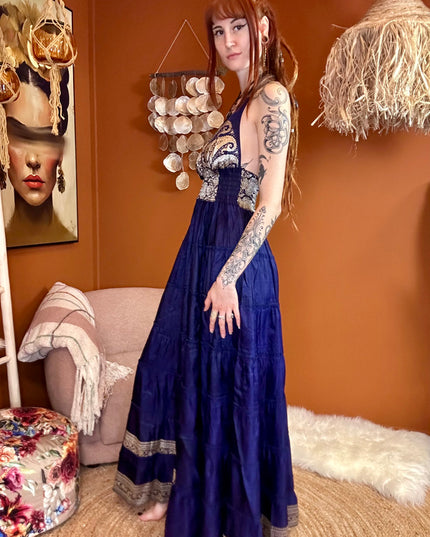 Zamira Vintage Silk Dress