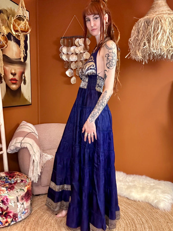 Zamira Vintage Silk Dress