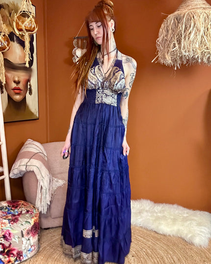 Zamira Vintage Silk Dress