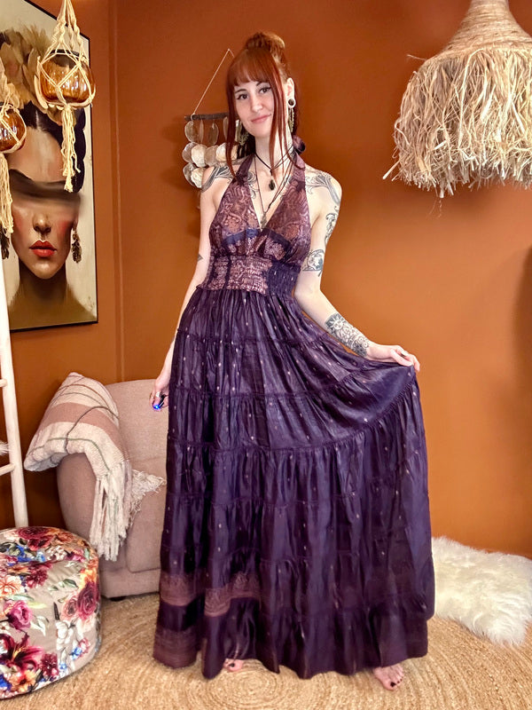 Zamira Vintage Silk Dress