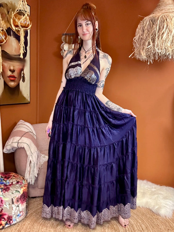 Zamira Vintage Silk Dress