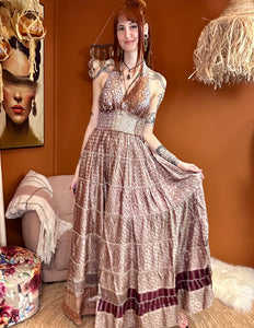 Zamira Vintage Silk Dress