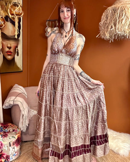 Zamira Vintage Silk Dress