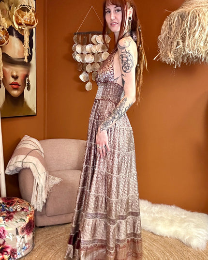 Zamira Vintage Silk Dress