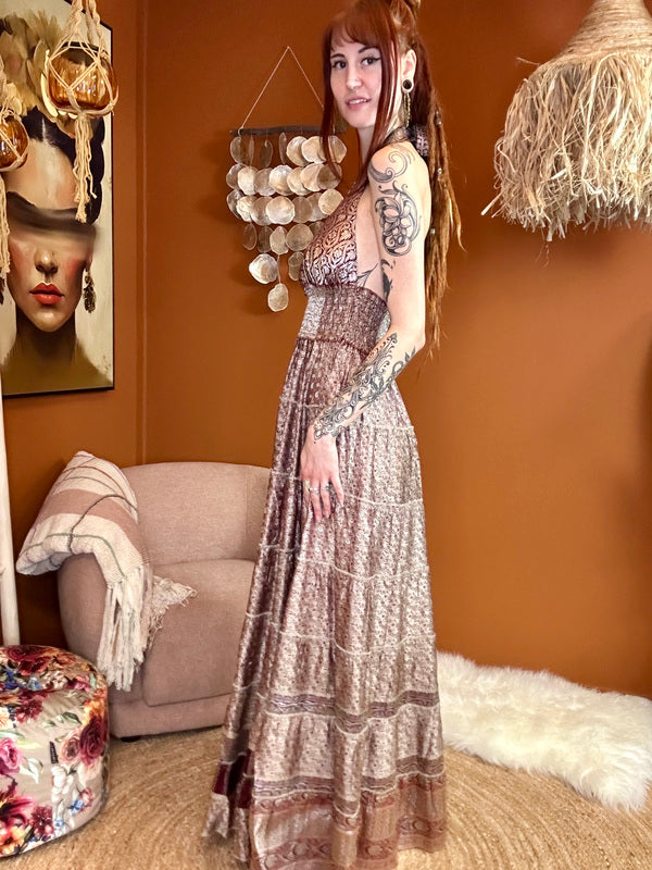 Zamira Vintage Silk Dress