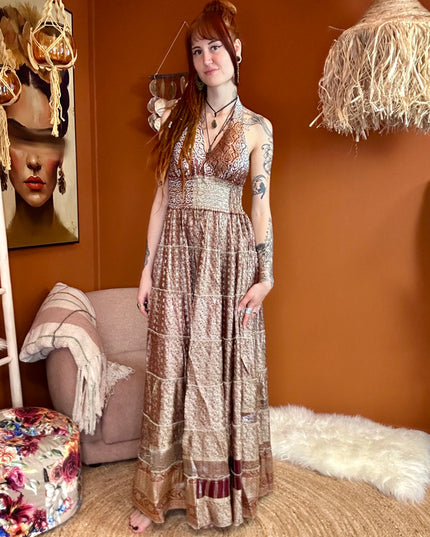 Zamira Vintage Silk Dress