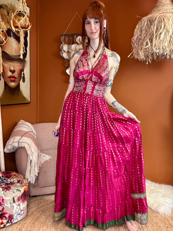 Zamira Vintage Silk Dress