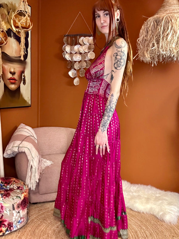 Zamira Vintage Silk Dress