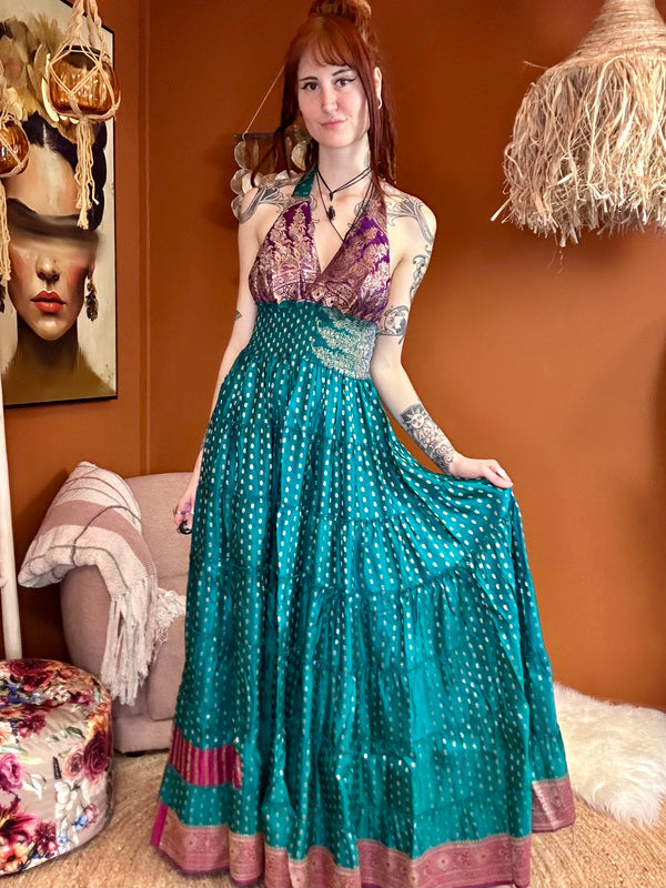 Zamira Vintage Silk Dress