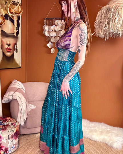 Zamira Vintage Silk Dress