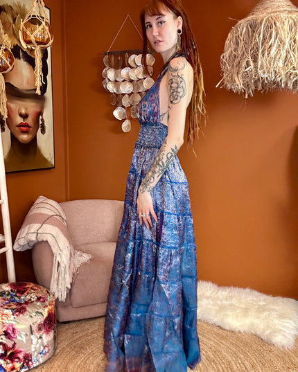 Zamira Vintage Silk Dress