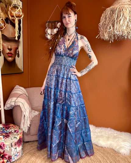 Zamira Vintage Silk Dress