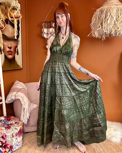 Zamira Vintage Silk Dress