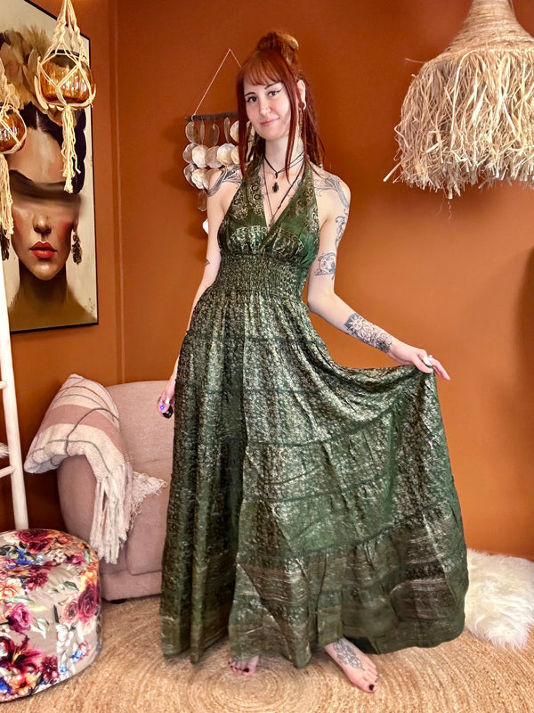 Zamira Vintage Silk Dress