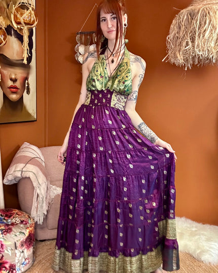 Zamira Vintage Silk Dress