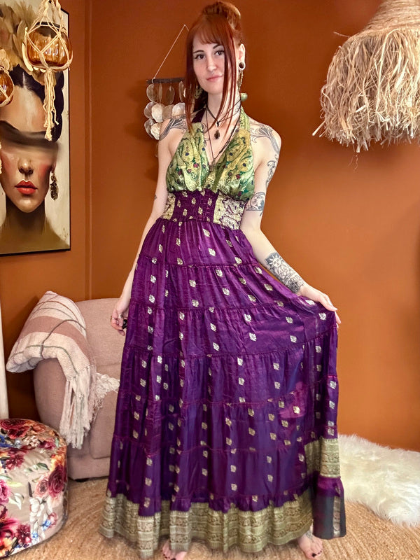 Zamira Vintage Silk Dress