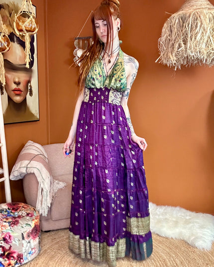 Zamira Vintage Silk Dress