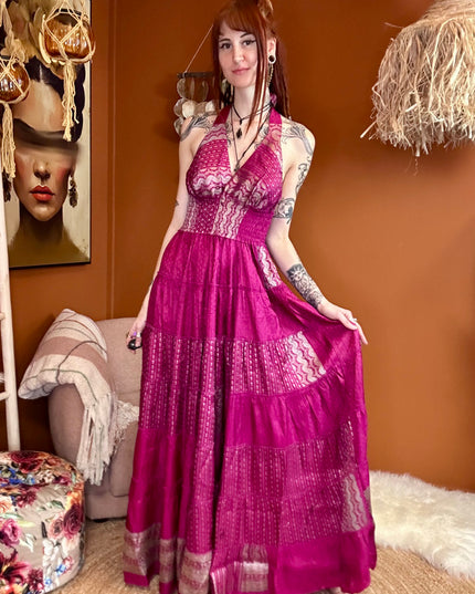 Zamira Vintage Silk Dress