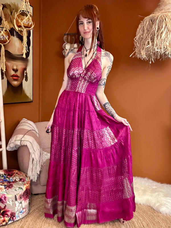 Zamira Vintage Silk Dress