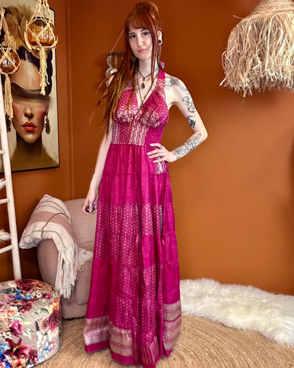 Zamira Vintage Silk Dress