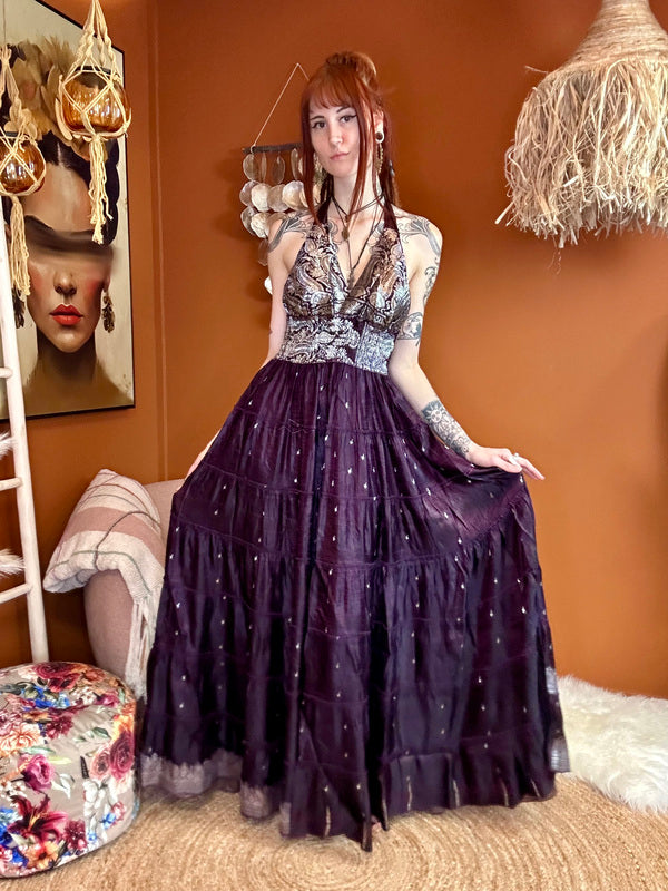 Zamira Vintage Silk Dress