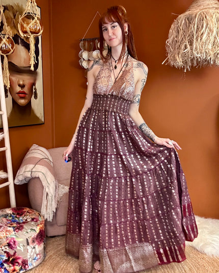 Zamira Vintage Silk Dress