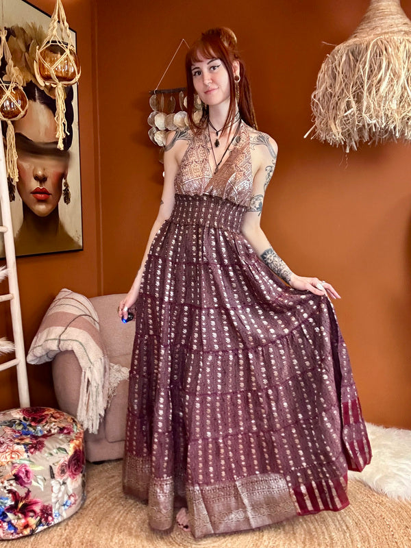 Zamira Vintage Silk Dress