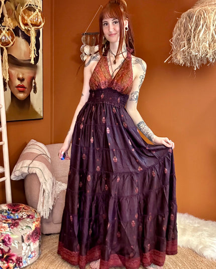 Zamira Vintage Silk Dress