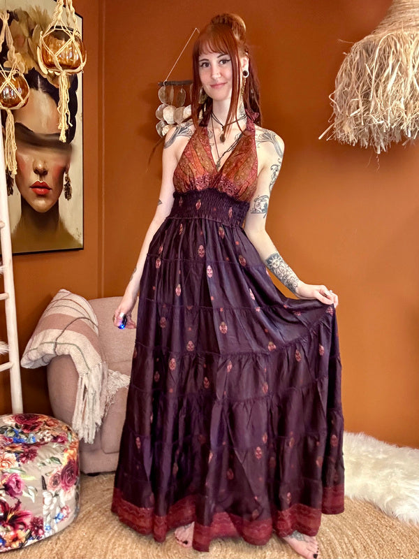 Zamira Vintage Silk Dress