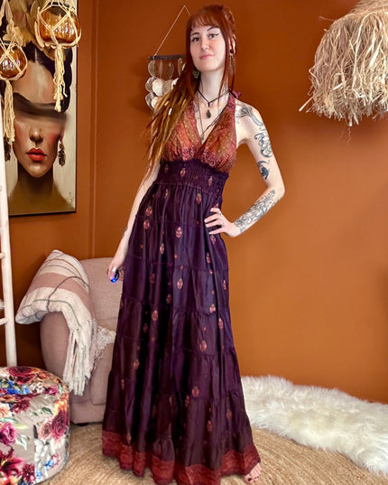 Zamira Vintage Silk Dress