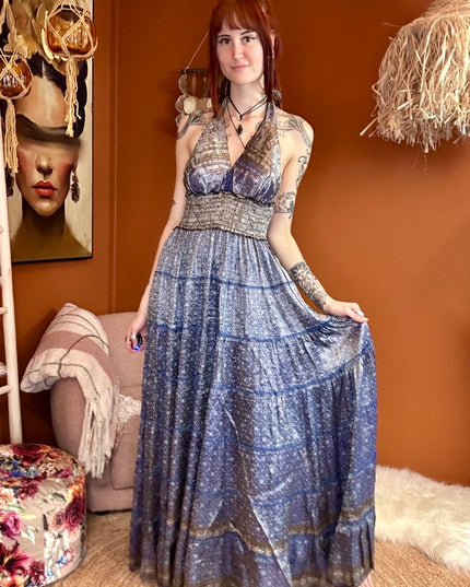 Zamira Vintage Silk Dress