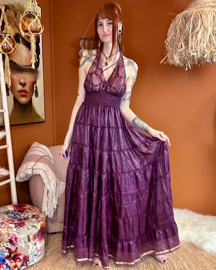 Zamira Vintage Silk Dress