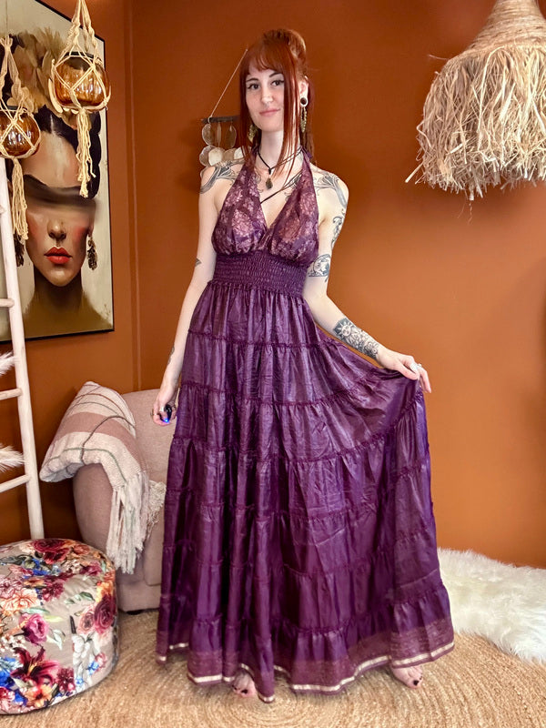 Zamira Vintage Silk Dress