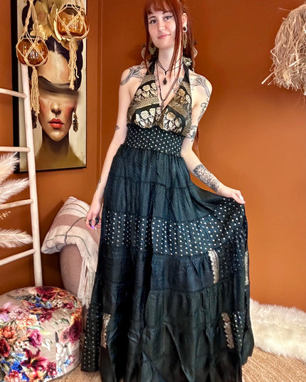 Zamira Vintage Silk Dress