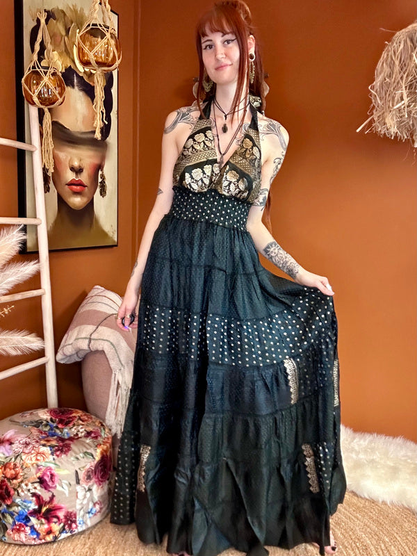 Zamira Vintage Silk Dress