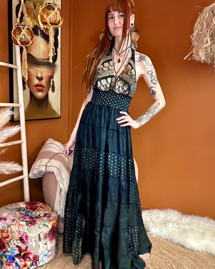 Zamira Vintage Silk Dress