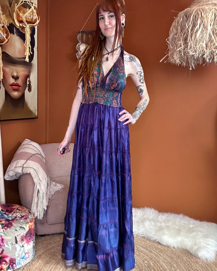 Zamira Vintage Silk Dress