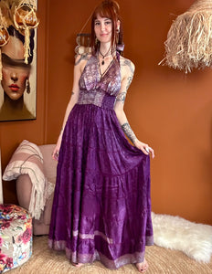 Zamira Vintage Silk Dress