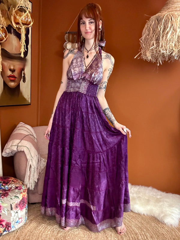 Zamira Vintage Silk Dress