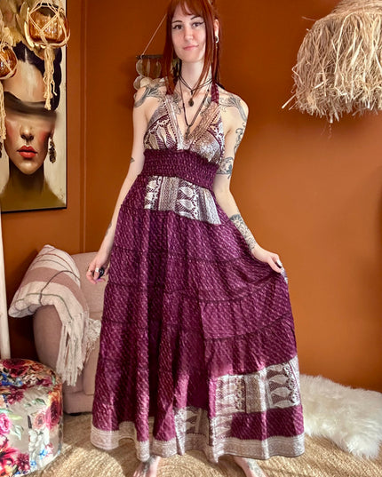 Zamira Vintage Silk Dress