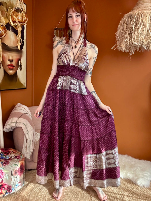 Zamira Vintage Silk Dress