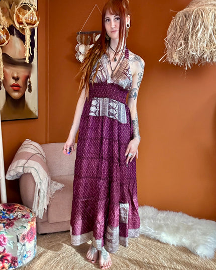 Zamira Vintage Silk Dress