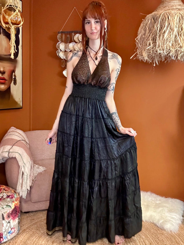 Zamira Vintage Silk Dress