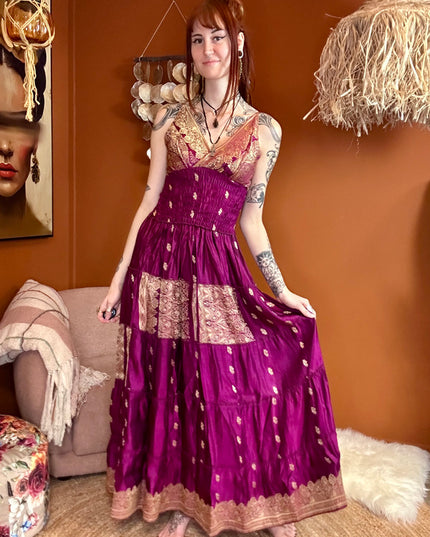 Zamira Vintage Silk Dress