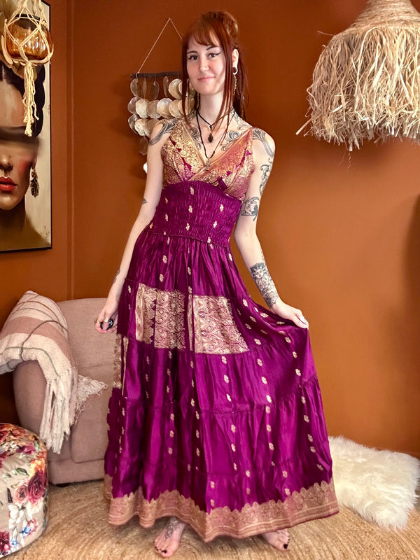 Zamira Vintage Silk Dress