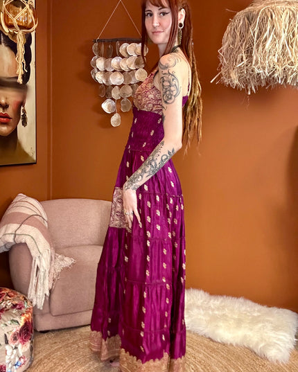 Zamira Vintage Silk Dress