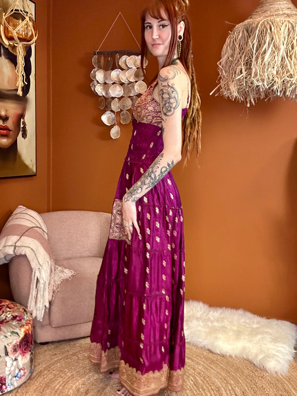 Zamira Vintage Silk Dress